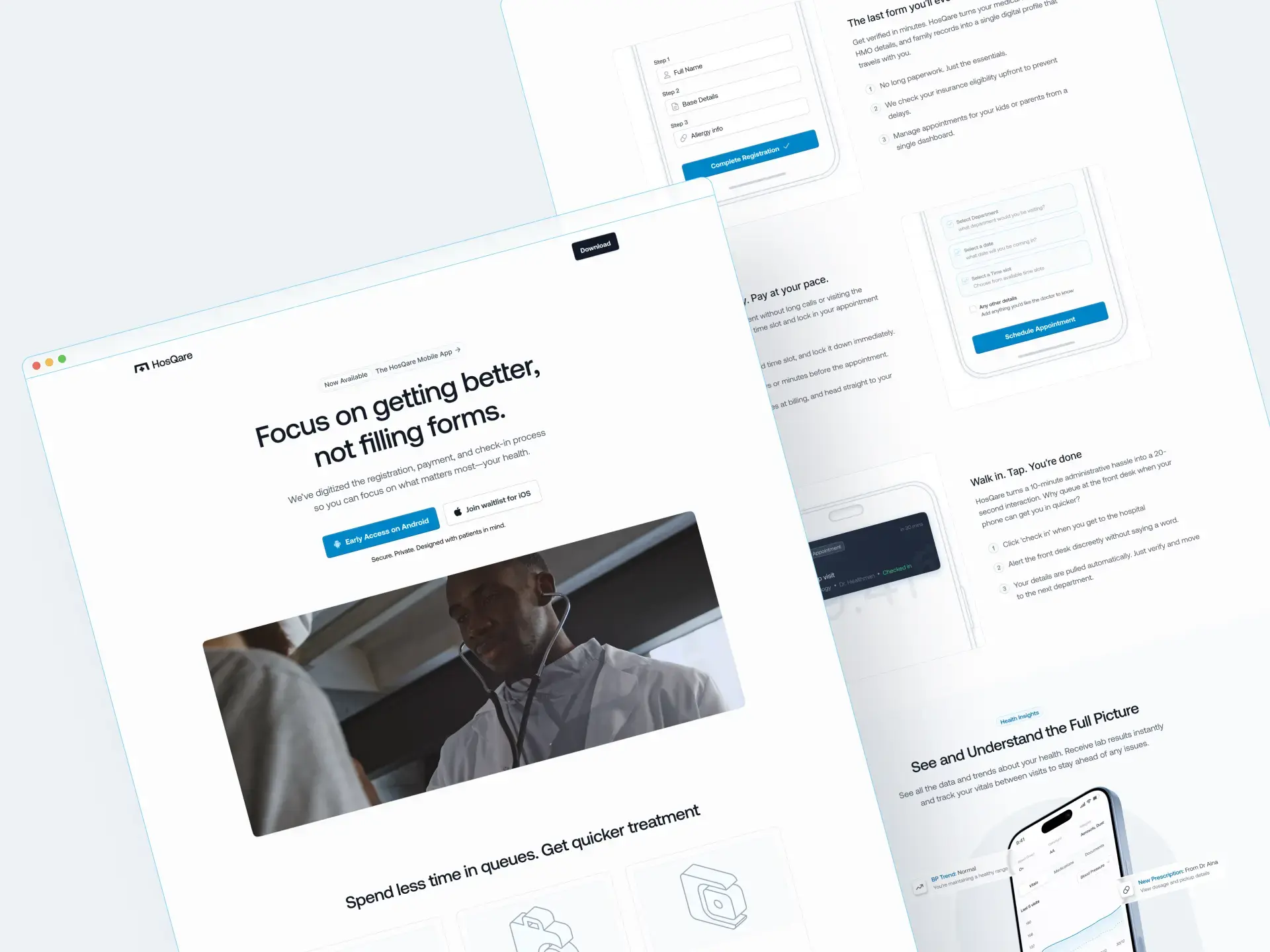 Hosqare long tablet mockup image