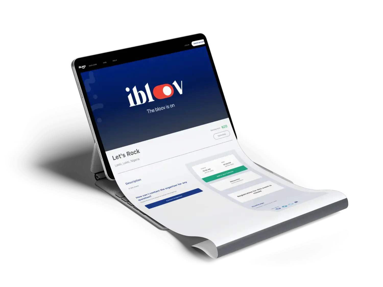 Ibloov Website Redesign Hero image